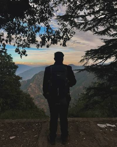 Vastav looking across a mountain valley